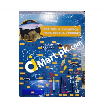 Crivit Predator Lure Kit For Trout & Perch (131 Pieces) - Imported Form Uk